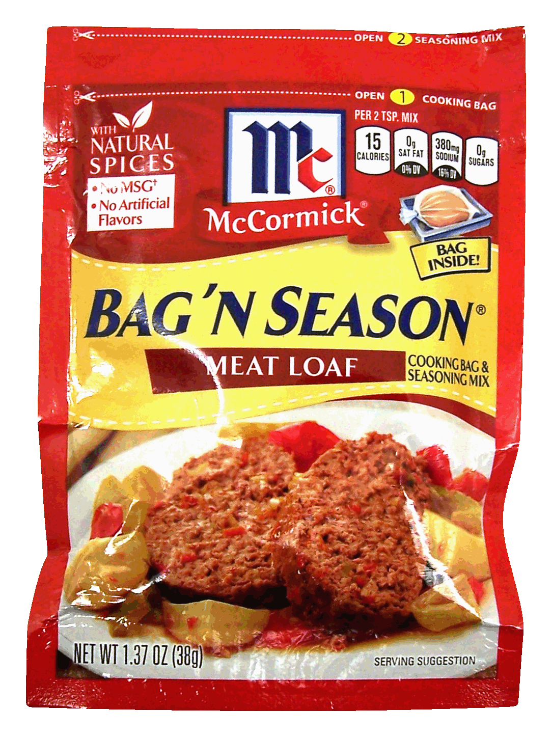 McCormick Bag 'n Season meat loaf cooking bag & seasoning mix Full-Size Picture